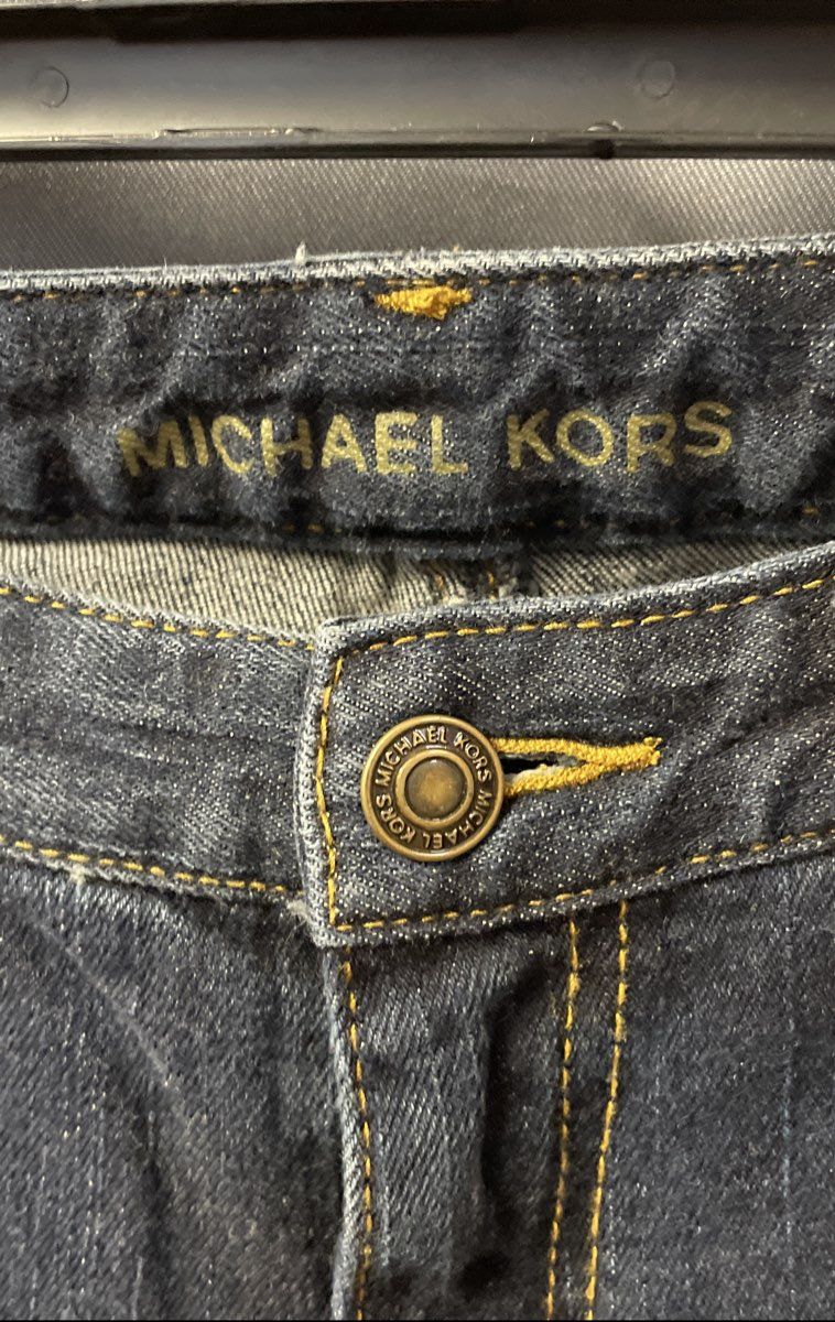 Michael Kors Women's Blue Jeans Bootcut Stretch Denim Dark Wash Sz 6