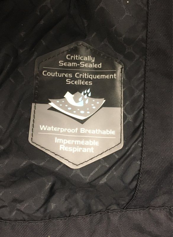 Columbia Women's Interchange Jacket Black Waterproof Hooded Full Zip Sz XL