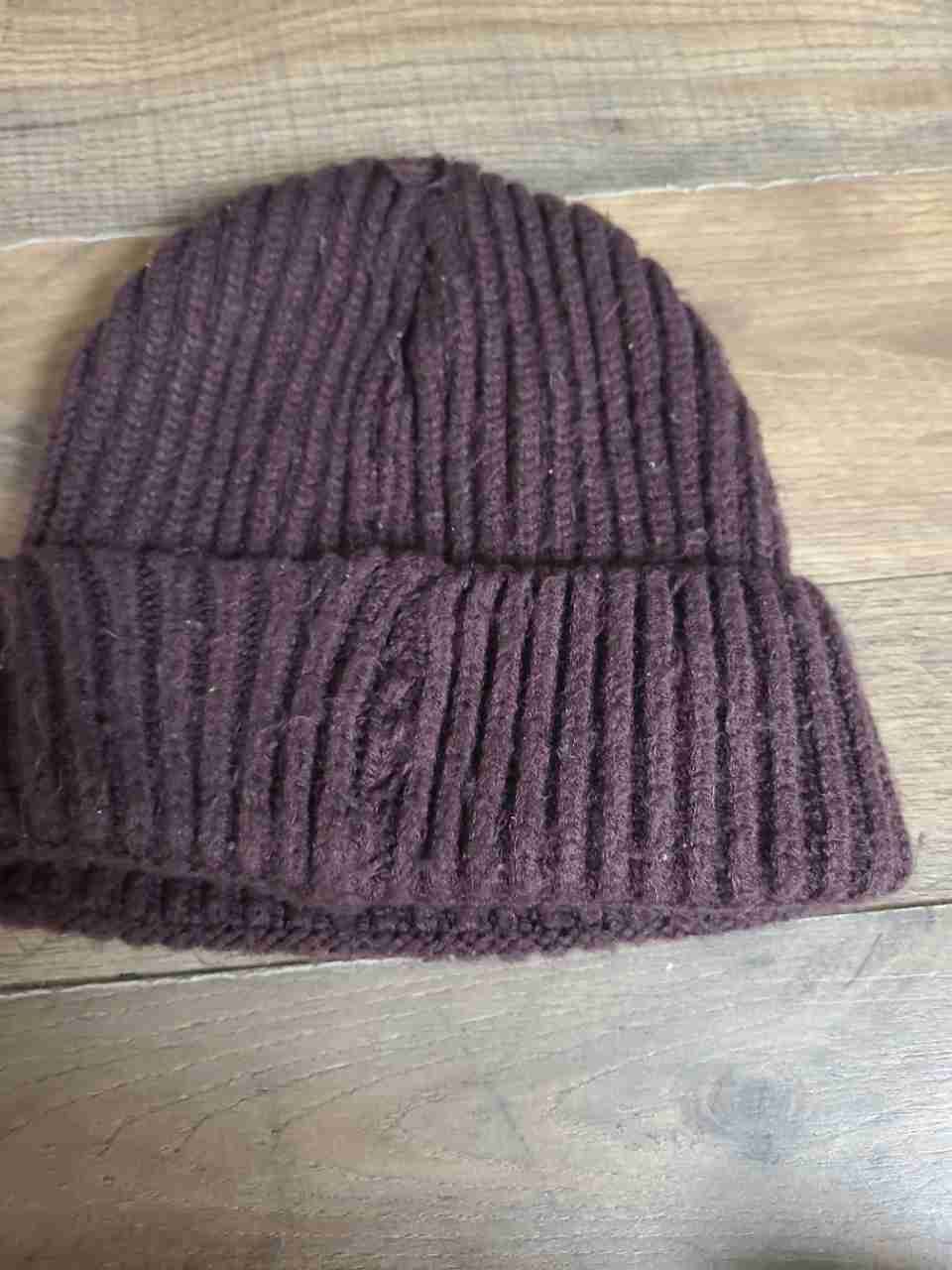 Carhartt Acrylic Rib-Knit Cuffed Beanie Watch Hat Dark Brown 100112 Sz OSFA