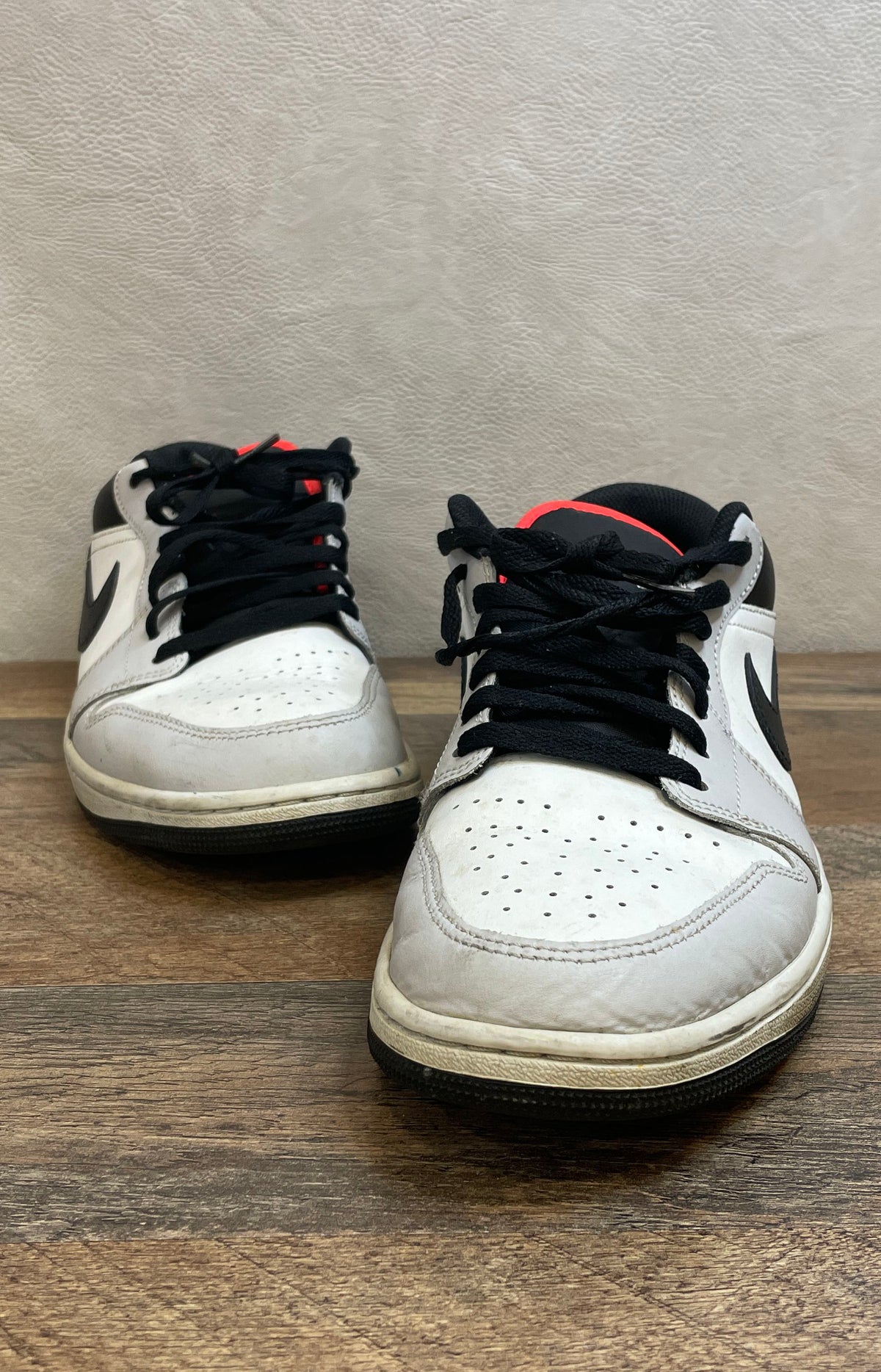 Nike Air Jordan 1 Low Light Smoke Grey Black White Size 10