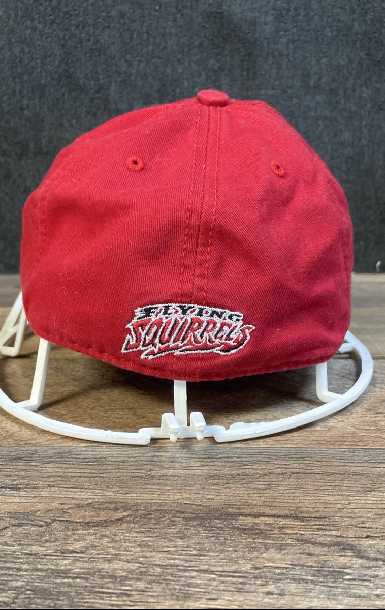 Richmond Flying Squirrels Red Baseball Caps Lot of 2 '47 New Era One Signed