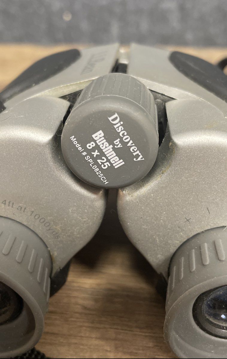 Vintage L.L. Bean Bushnell Discovery 8x25 Compact Binoculars SPL0825CH Case