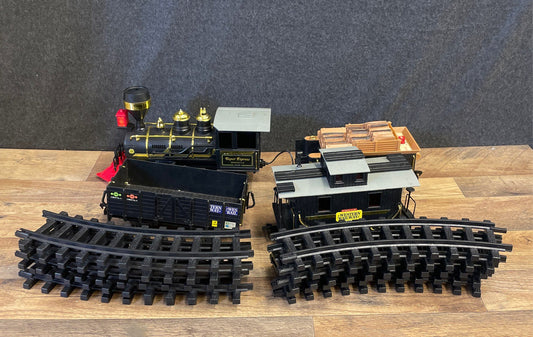 Vintage Echo Super Express Train Set Lot G Scale Plastic D.B.G.M. with Track