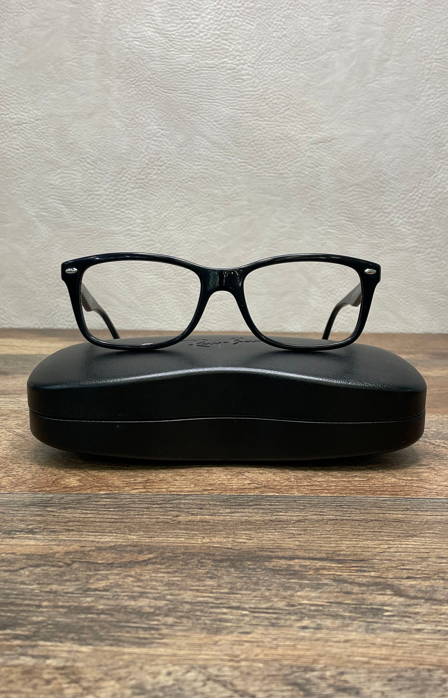 Ray-Ban Unisex Black Eyeglass Frames RB 5228 2000EX 53-17-140 With Case