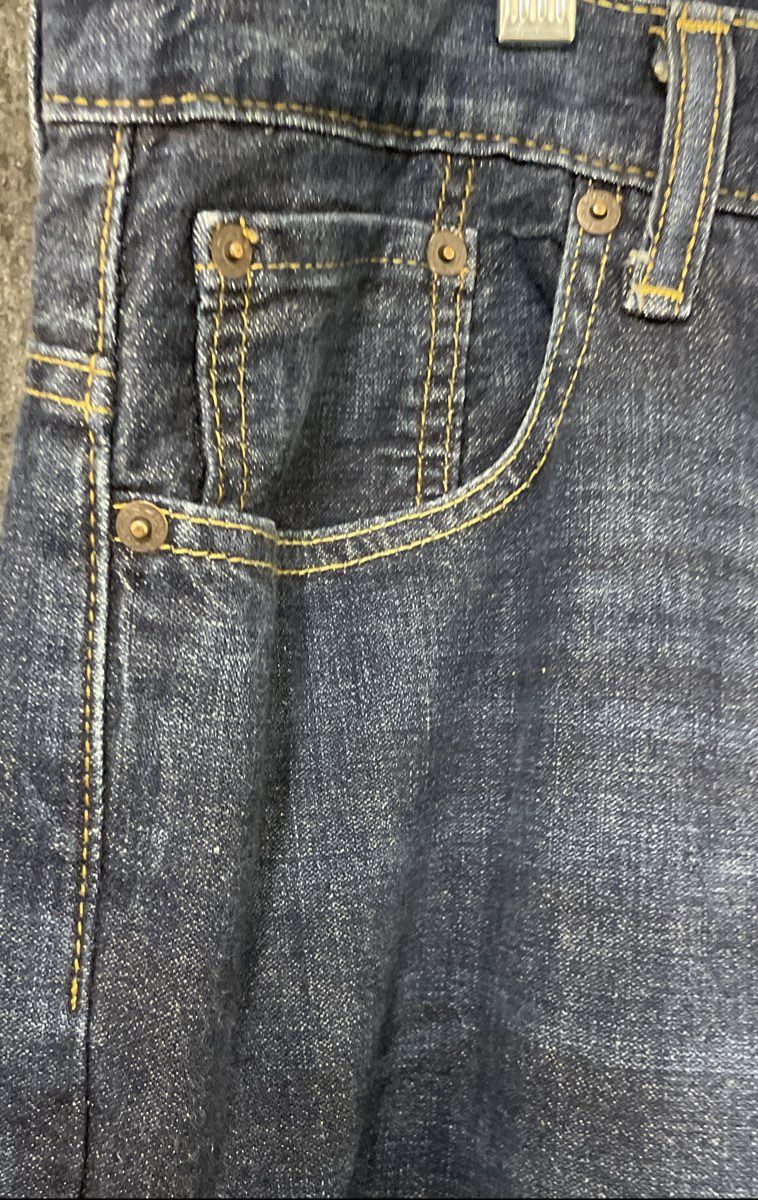 Levi's Men's 569 Loose Straight Fit Blue Indigo Wash Denim Jeans 38x34