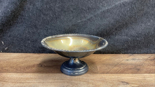 Vintage Style Sliver-Plated Decorative Bowl