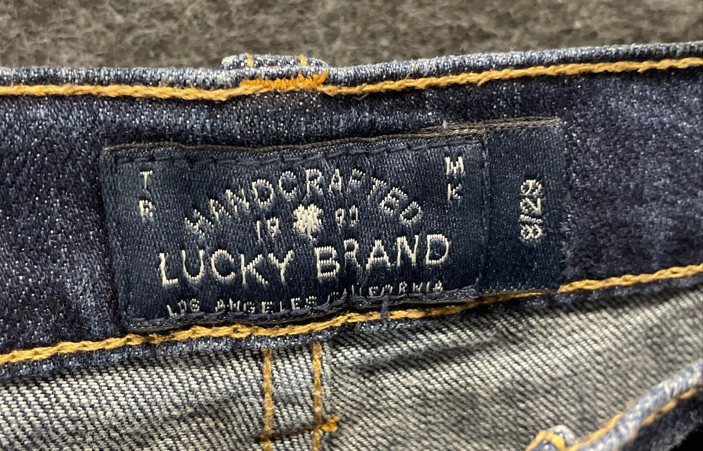 Lucky Brand Women's Blue Denim Jean Shorts Cuffed Medium Wash Size 8/29