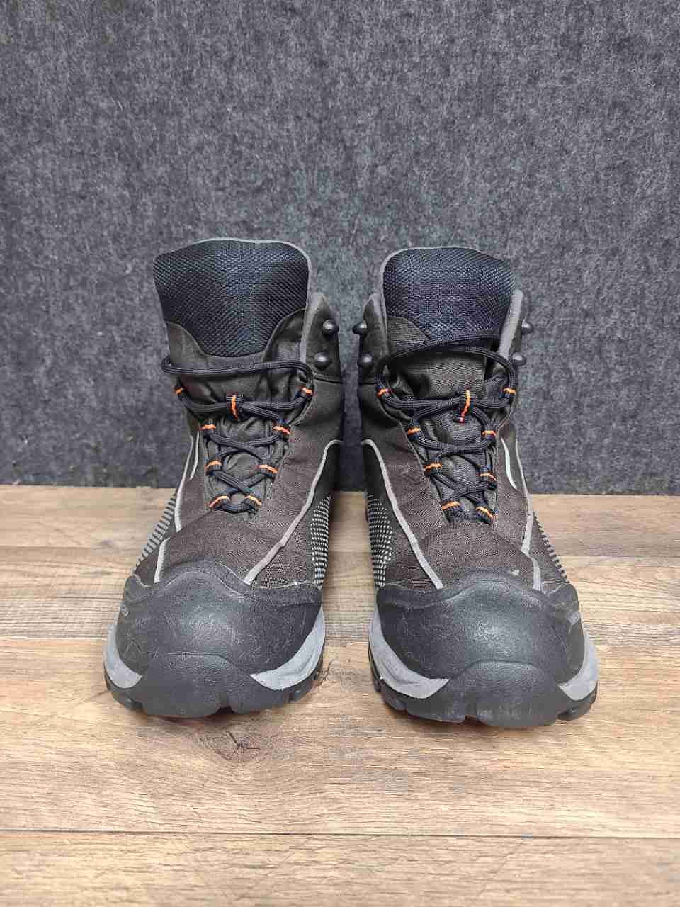 Lands' End Men's Brown Black Orange Hiking Boots Size 9 D