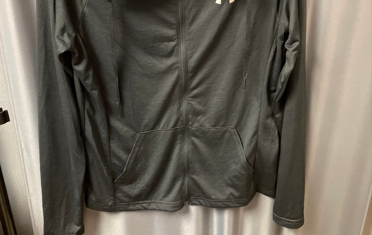 Under Armour Women's Black Full Zip HeatGear Mock Neck Work Out Jacket Sz M NWT