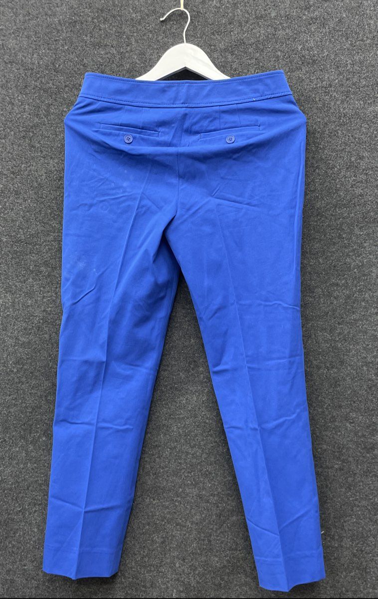 Talbots Women's Cobalt Blue Chatham Ankle Pants Trousers Petites Stretch Sz 4P