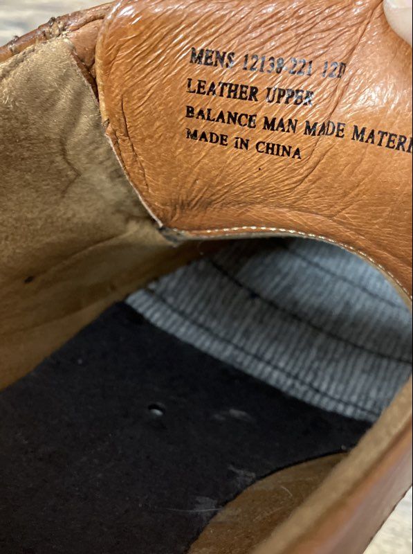 Florsheim Midtown Cap Toe Oxford Cognac Leather Men's Shoes Size 12 D