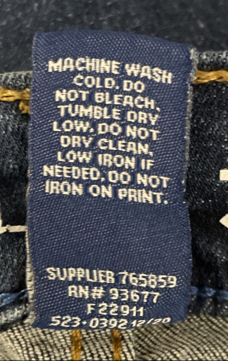 Arizona Men's Blue Advance Flex 360 Athletic Fit Whiskered Jeans Sz 32x34