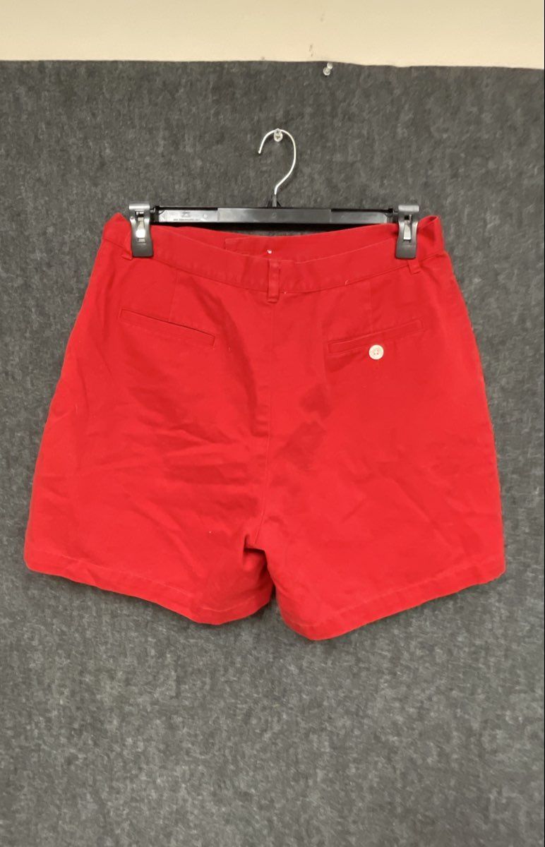 Lauren Ralph Lauren Women's Red Cotton Chino Shorts Vintage 90s Sz 14