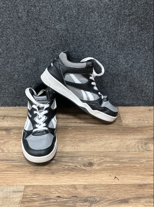 Reebok Royal BB4500 Hi 2 Black Grey High Top Sneakers Big Kid Size 4K