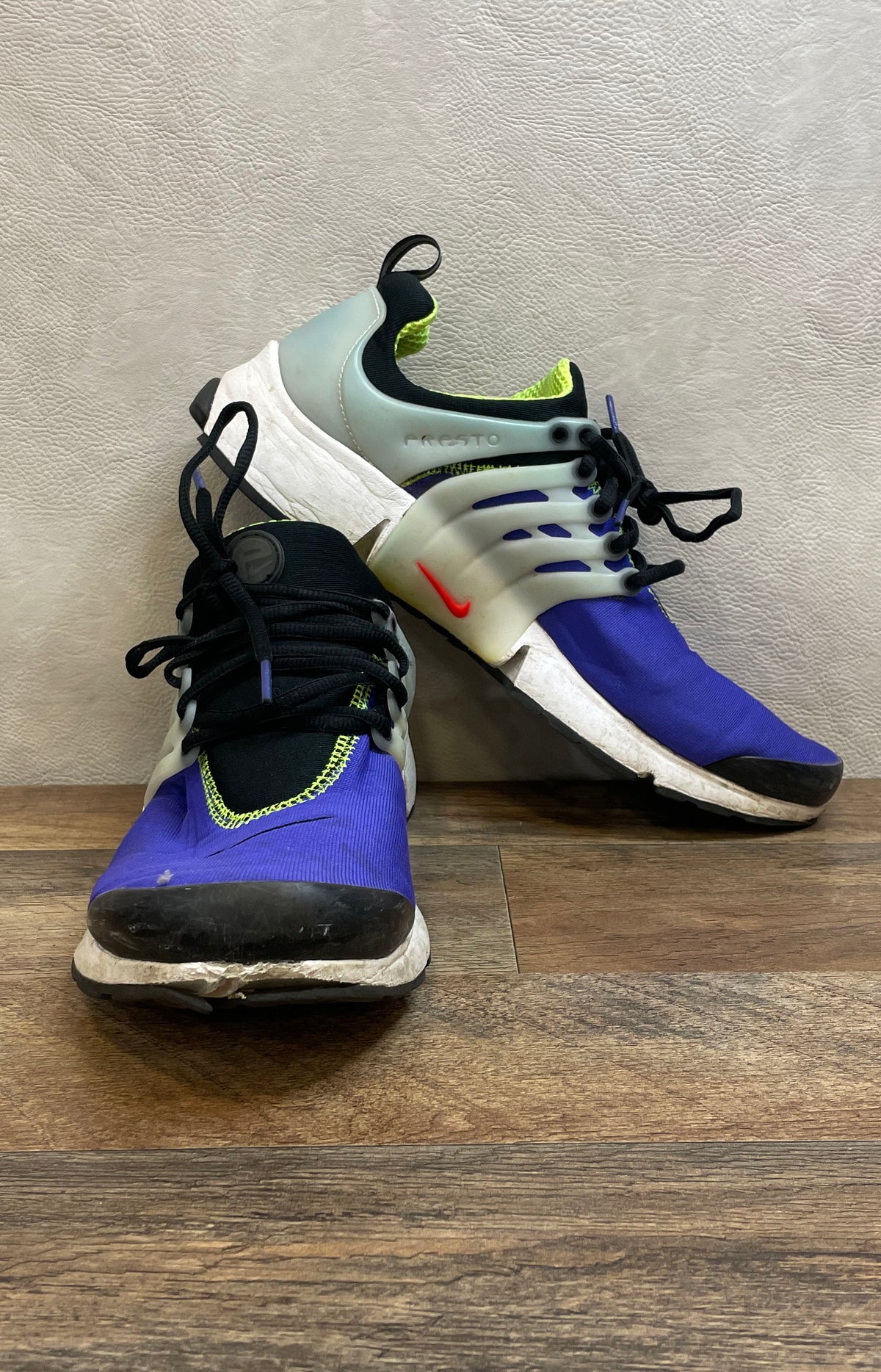 Nike Air Presto Hyper Cobalt Black Volt Running Sneakers Men's Size 12