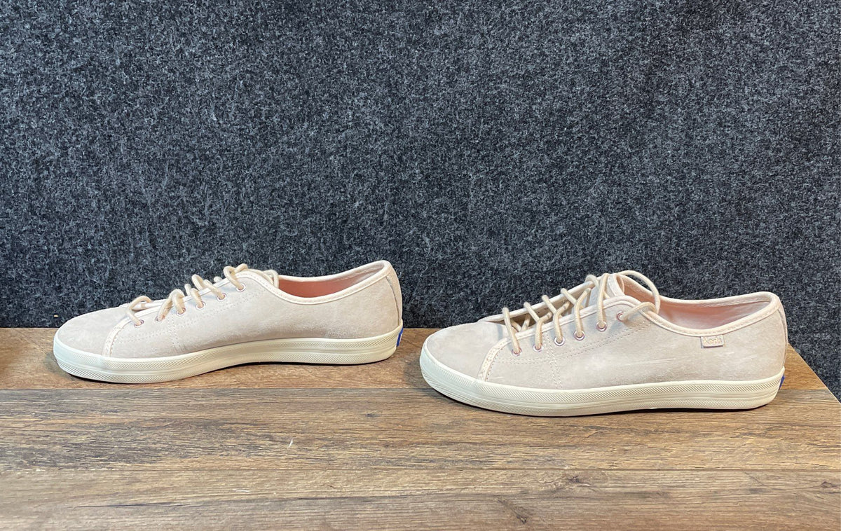 Keds Kickstart Blush Pink Suede Lace Up Sneakers Women's Size 8.5