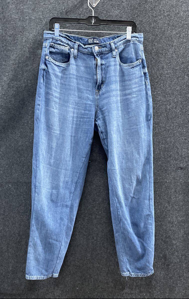 Gap Women's Blue High Rise Wide-Leg Denim Jeans 100% Cotton Sz 12/31R