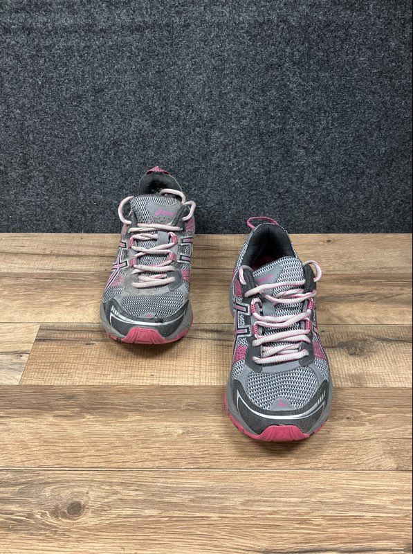 Asics Gel Venture 4 Grey Pink Black Women's Trail Running Shoes Size 8