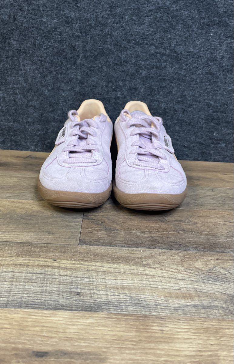 Puma Palermo Pink Delight Peach Gum Women's Suede Sneakers Size 8