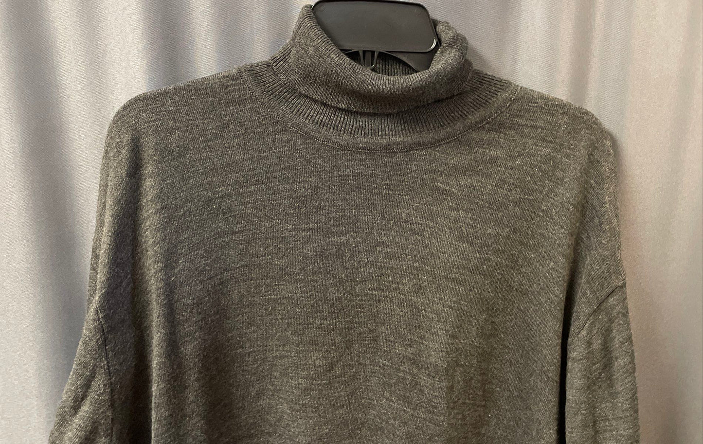 Dolce Roma Men's Charcoal Gray Wool Blend Turtleneck Sweater NWT Sz 2XL