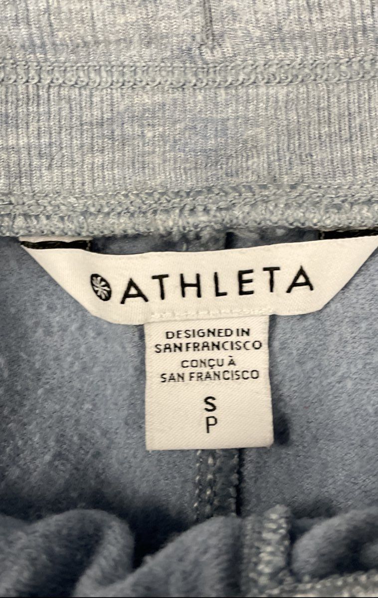 Athleta Women's Light Blue Coaster Luxe Recovery Flare Sweatpants Sz SP