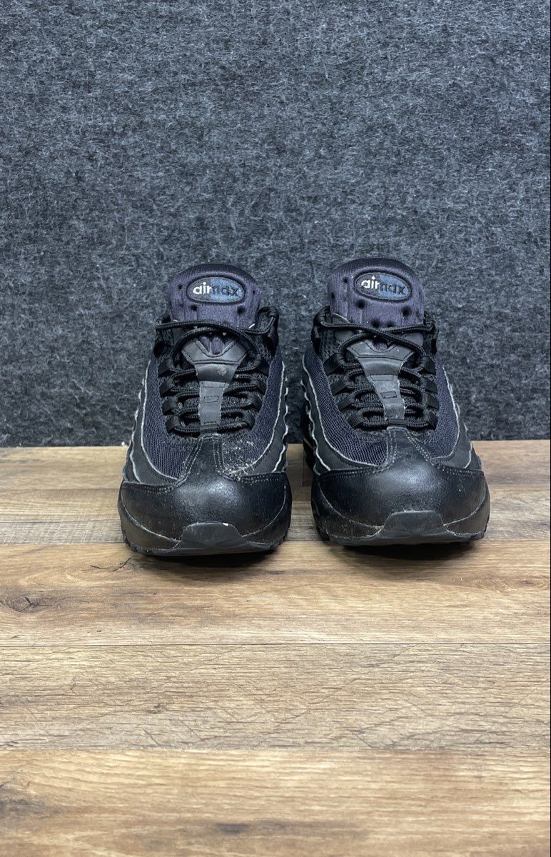 Nike Air Max 95 GS Triple Black Youth Sneakers Size 7Y