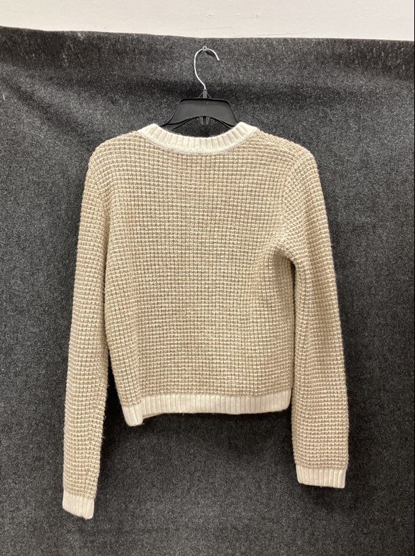 Ann Taylor Women's Metallic Rhinestone Button Cardigan Sweater Sz S NWT
