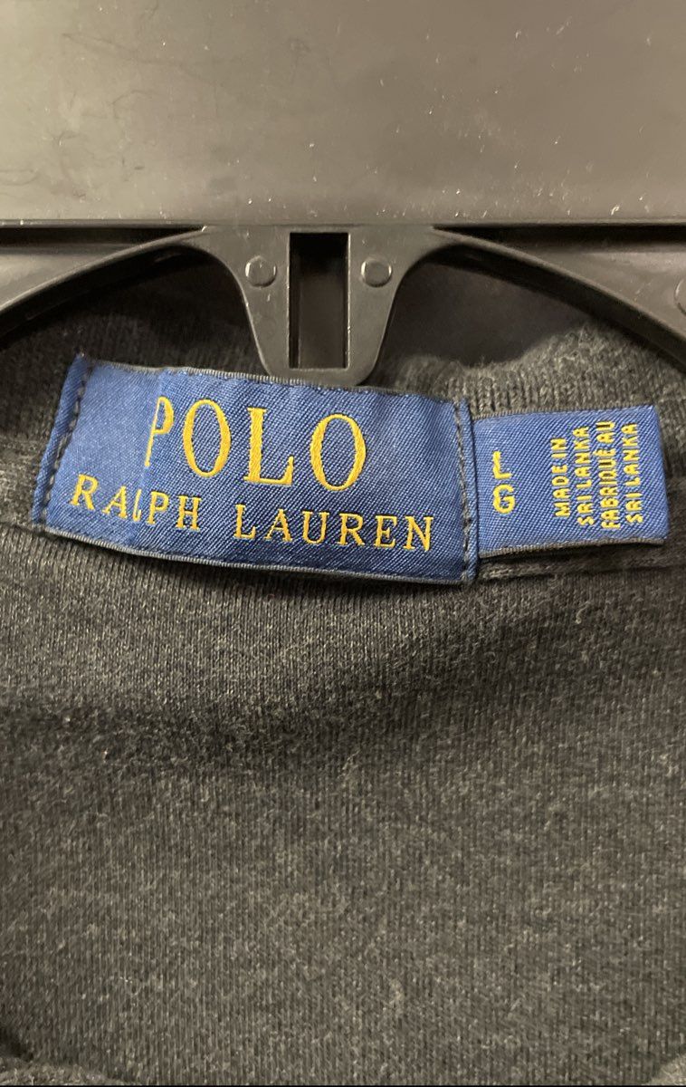 Polo Ralph Lauren Men's Grey Short Sleeve Polo Shirt Embroidered Logo Sz L