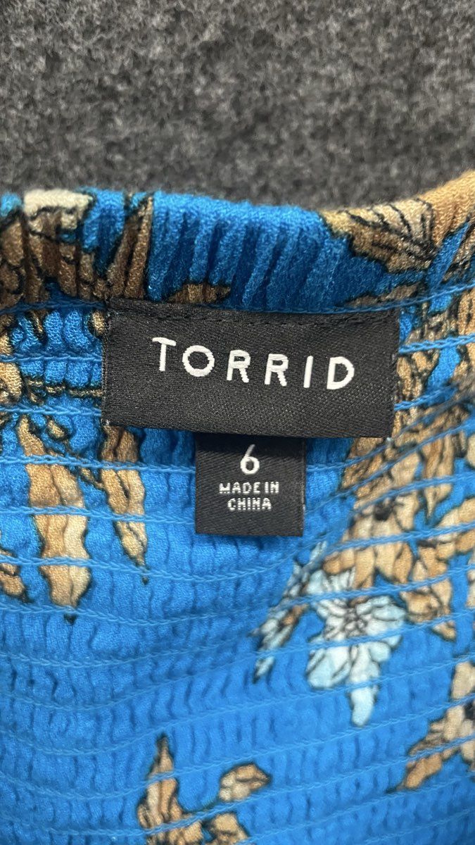 Torrid women’s Teal Dress Size 6