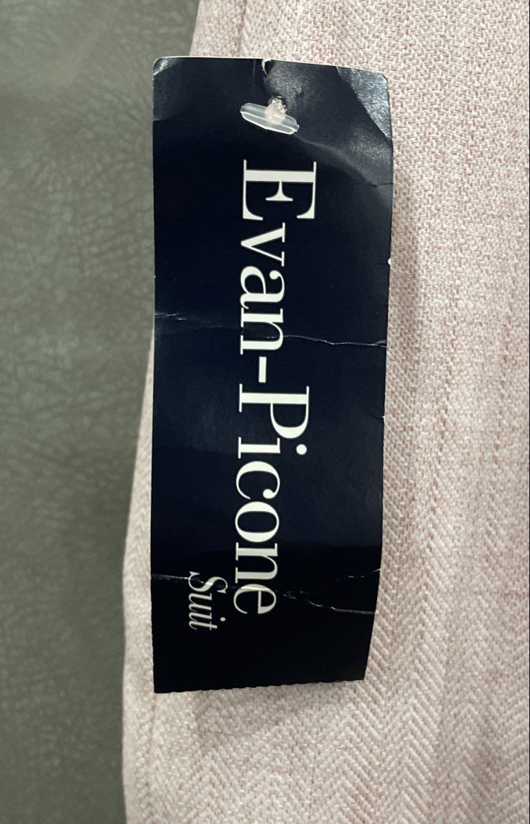 Evan-Picone Women's Dusty Rose Pink Herringbone Dress Pants Flat Front NWT Sz 18