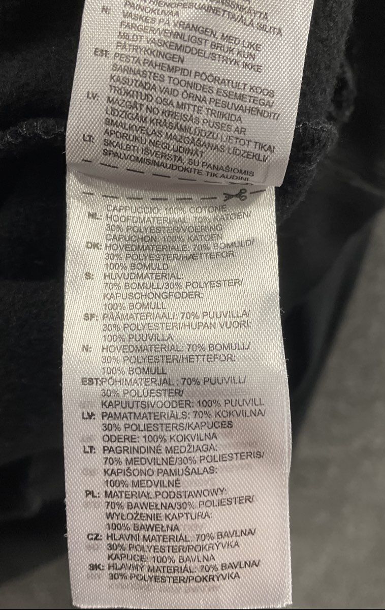 Adidas Men's Black Pullover Hoodie Sweatshirt 3 Stripe Spell Out Logo Sz 2XL