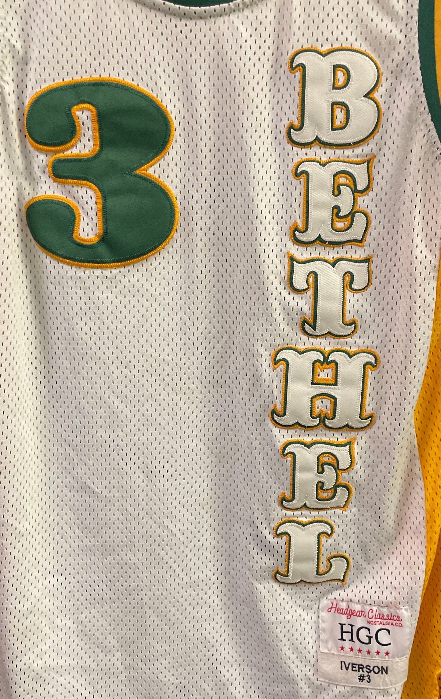 Headgear Classics Allen Iverson Bethel High School Stitched Jersey HGC Sz S