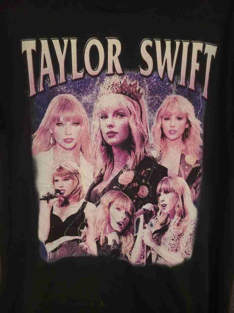 Taylor Swift Graphic T-Shirt Collage Era Inspired Gildan Sz L