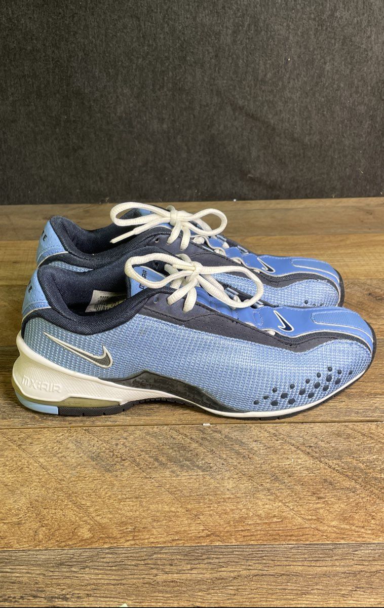 Vintage 2003 Nike Air Max Tailwind IV Light Blue Running Shoes Women's Size 7.5