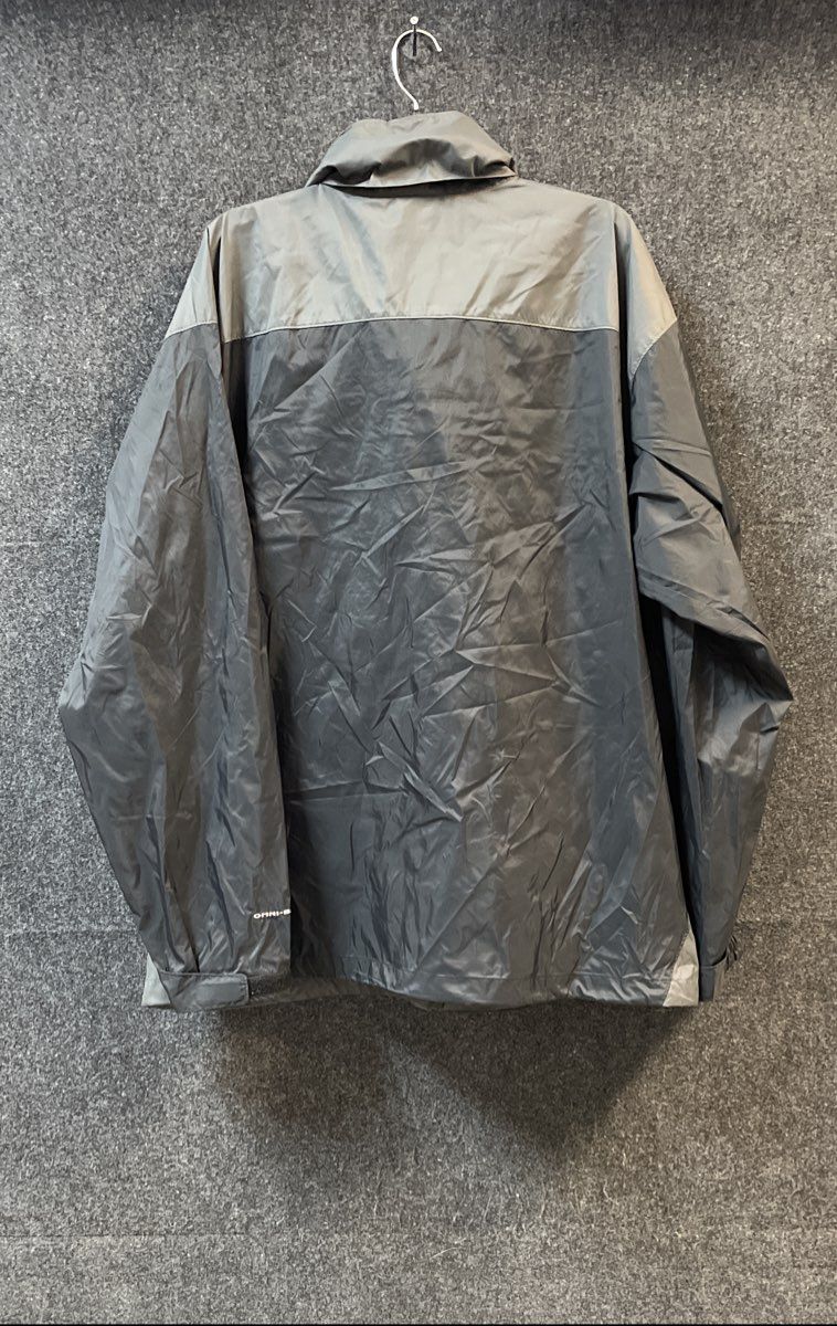 Columbia Men's Black Gray Omni-Shield Full Zip Nylon Lightweight Jacket Sz 2X