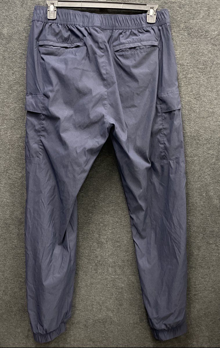 Hudson & Barrow Men's Navy Blue Performance Tech Cargo Jogger Pants Size XL