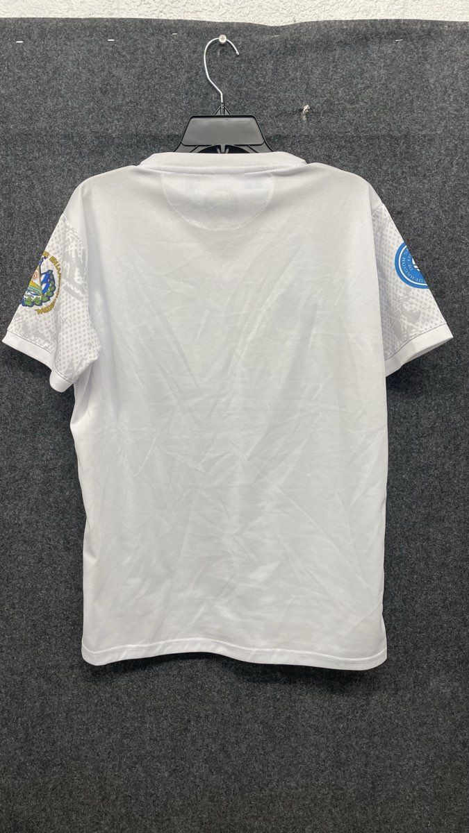 Umbro Men's El Salvador National Team Away Soccer Jersey White Patterned Sz L