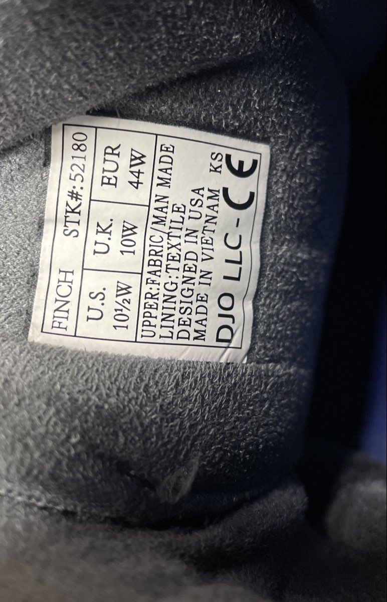 Dr. Comfort Finch Grey Mesh Bungee Lace Walking Sneakers Men's Size 10.5W
