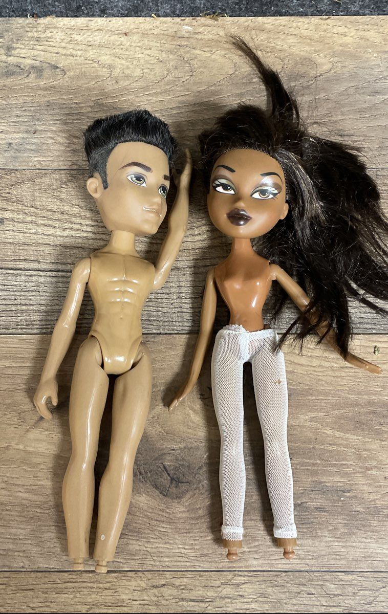 MGA Bratz Boyz Cade & Female Doll Lot Y2K For Parts OOAK Custom