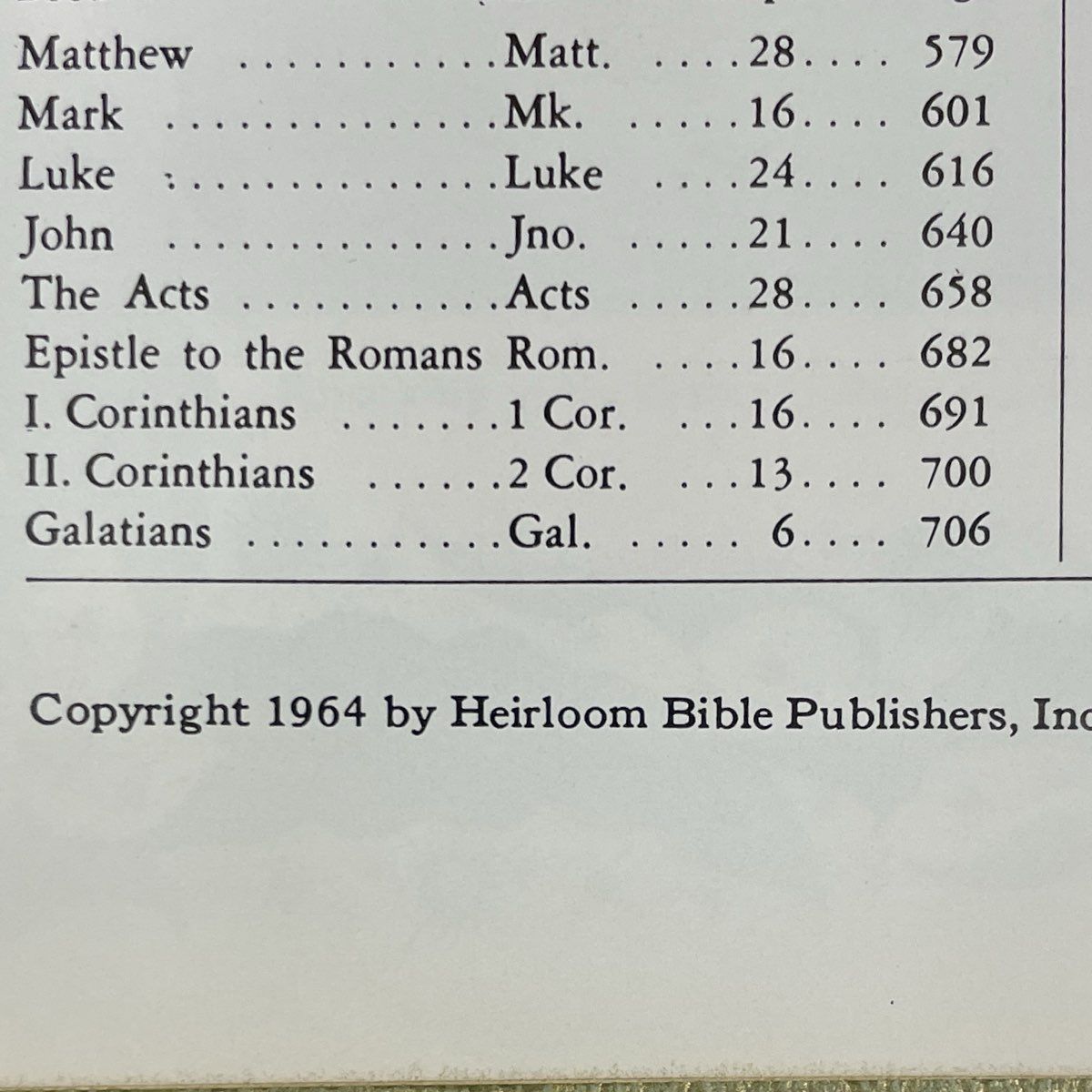1964 Heirloom Bible KJV Master Reference Edition Red Letter Vintage Family