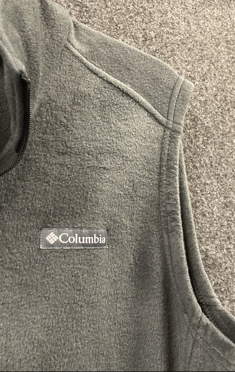 Columbia Men's Granite Mountain Fleece Vest Grey Full Zip NWT Sz M