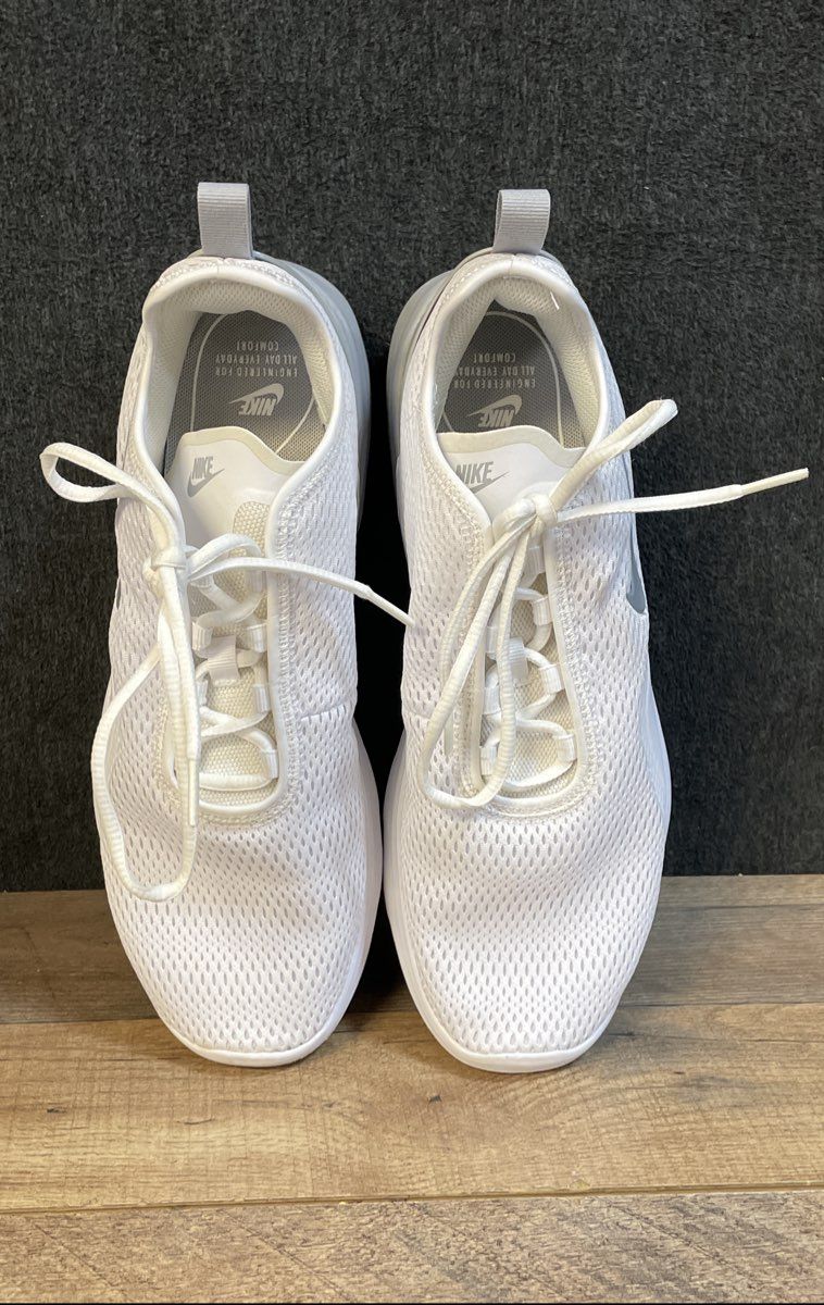 Nike Air Max Motion 2 White Grey Men's Running Shoes AO0266-101 Size 10