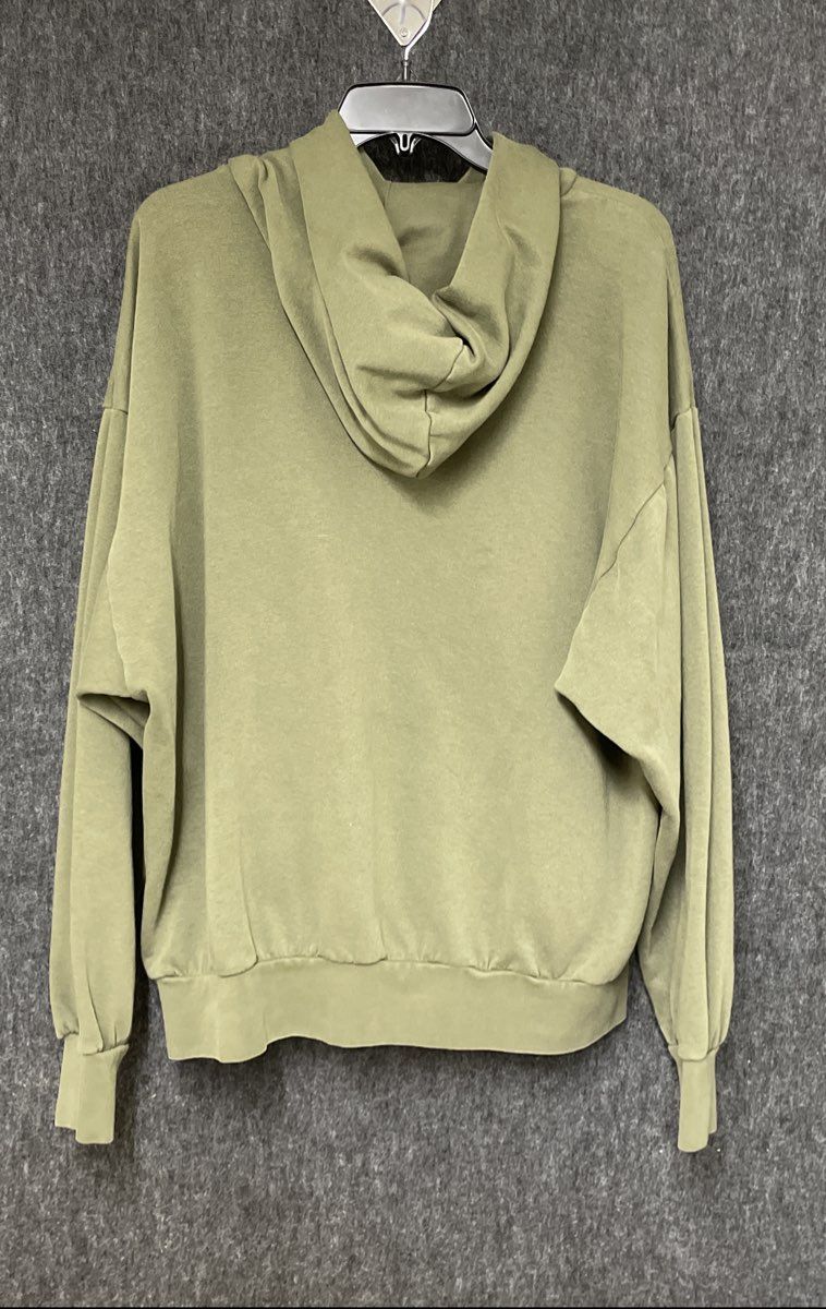 Adidas Men's Essentials Feelcozy Fleece Hoodie Olive Green Size XL