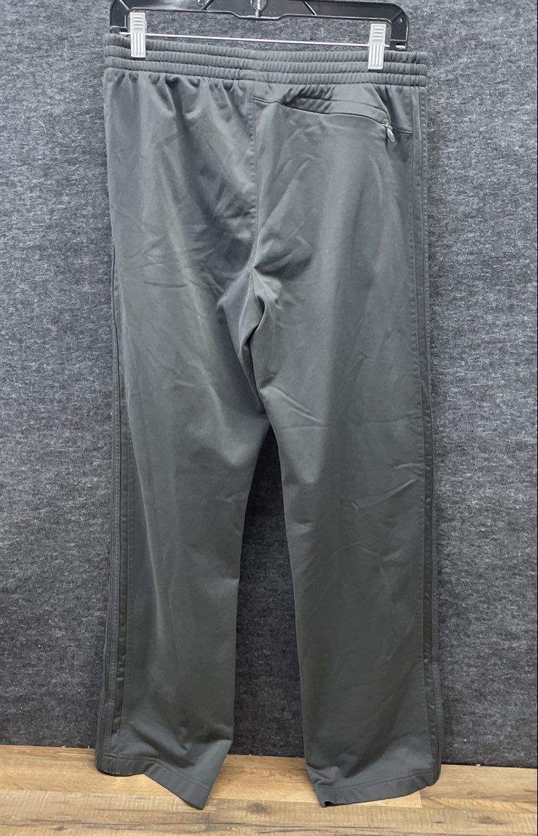 Adidas Men's Black 3-Stripe Elastic Waist Track Pants Sweatpants Sz L