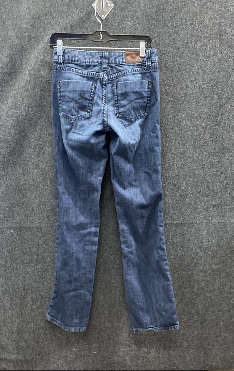 DKNY Jeans Women's Blue Straight Leg Medium Wash 5-Pocket Cotton Blend Sz 4R