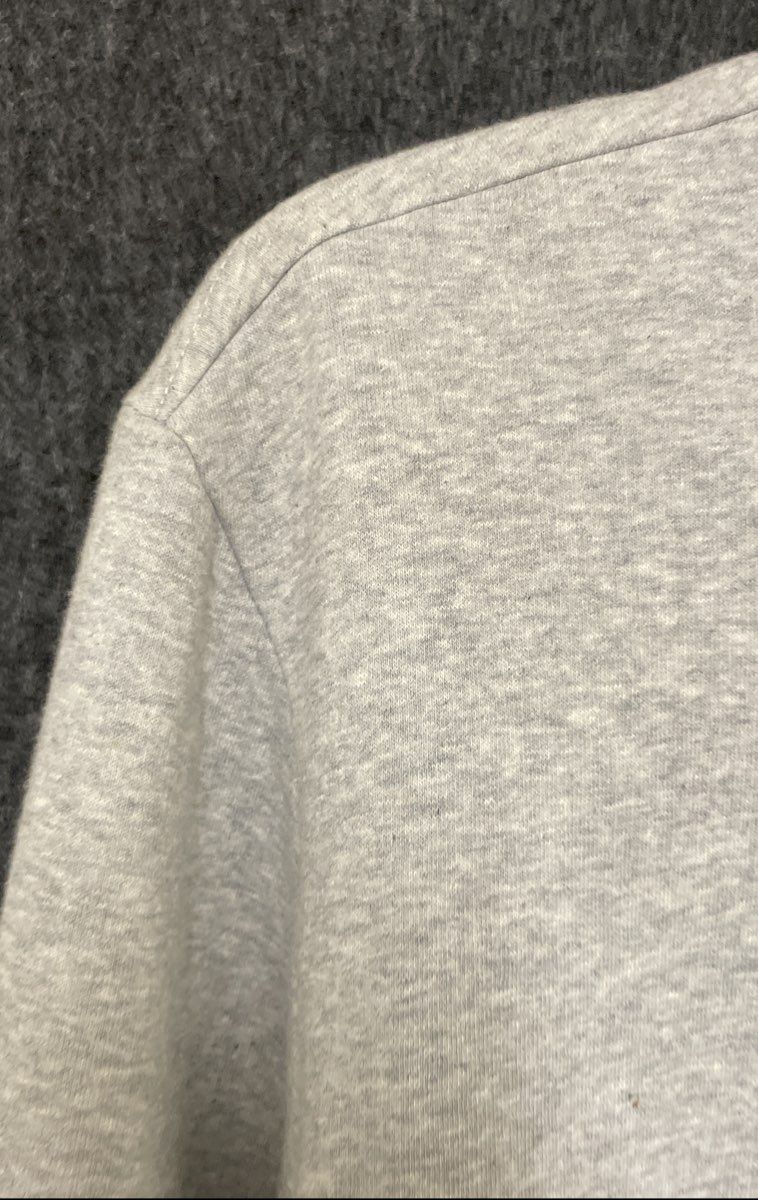 Calvin Klein Gray Quarter Zip Pullover Sweatshirt Sz M