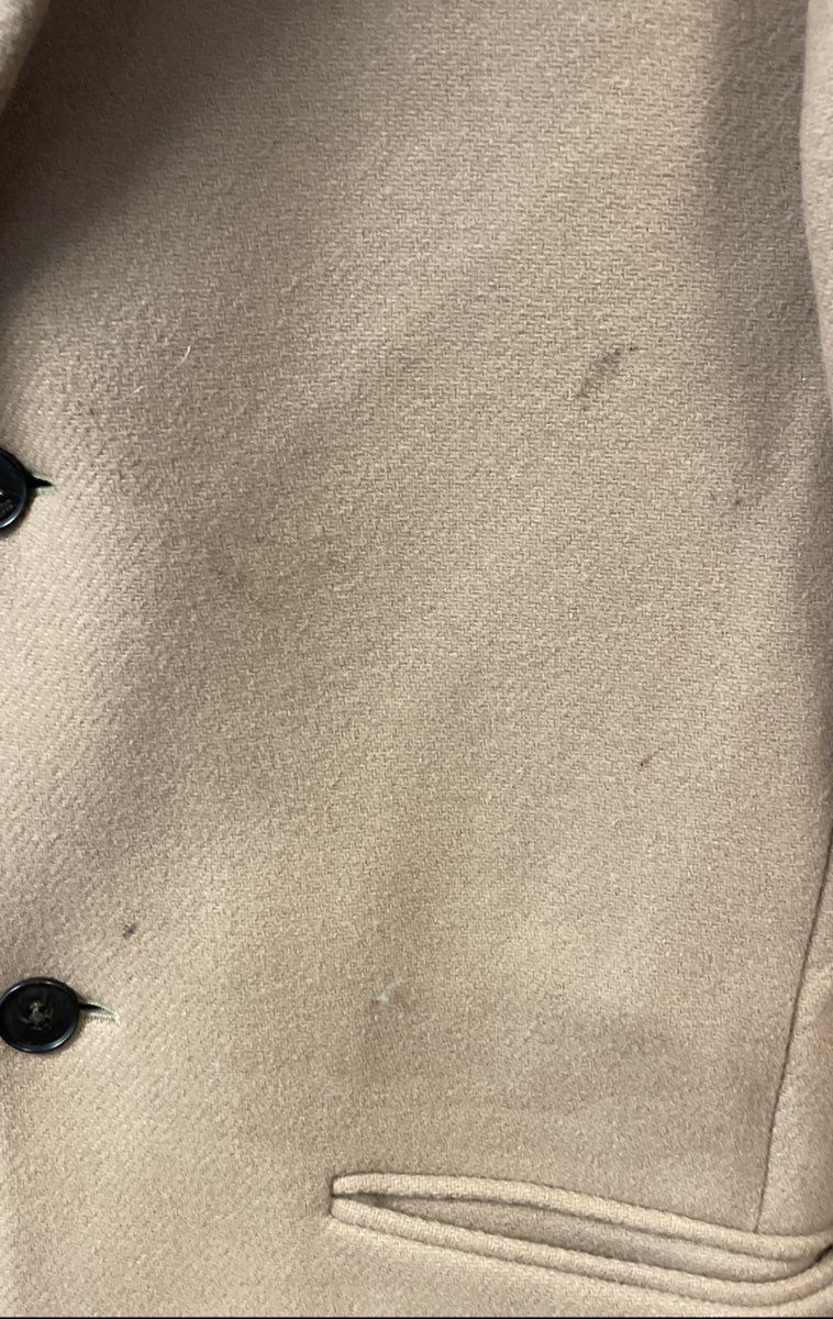 Bonobos Men's Camel Wool Blend 3-Button Topcoat Sz 38R