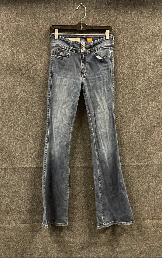 Pilcro and the Letterpress Women's Blue Supersoft Flare Bootcut Jeans Sz 26