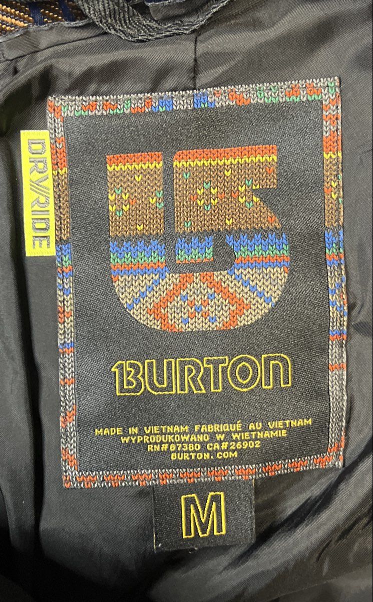 Burton Men's Black DryRide Cargo Snowboard Ski Pants Waterproof Sz M