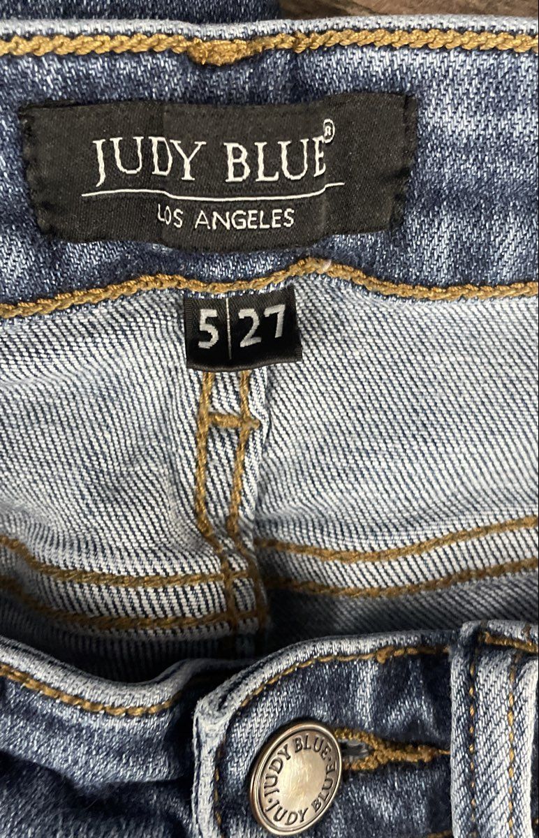 Judy Blue Women's Skinny Jeans Medium Wash High Rise Stretch Denim Sz 5 / 27